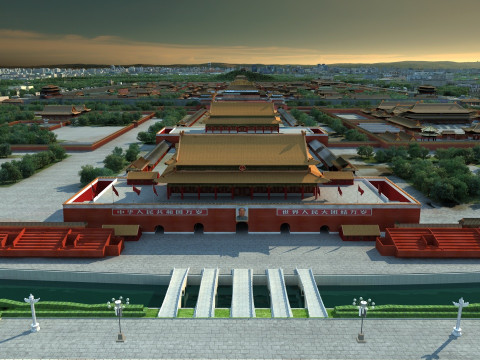 The Forbidden City 3D 模型