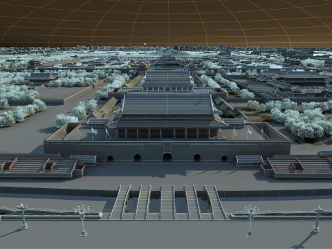 The Forbidden City 3D 模型