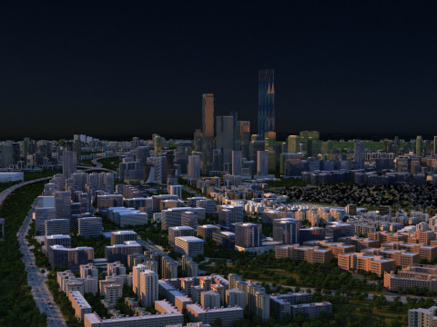 Urban architecture 3Dモデル