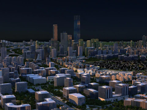 Urban architecture 3D Model