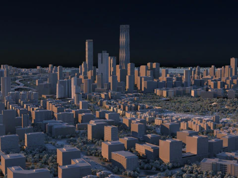 Urban architecture 3D Model