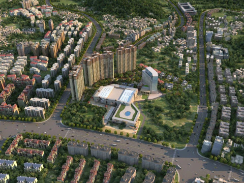 Urban architecture 3D Model
