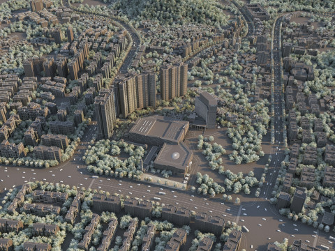Urban architecture 3D Model