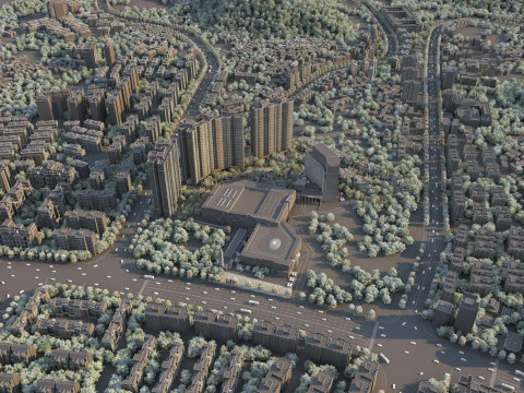 Urban architecture 3D Model