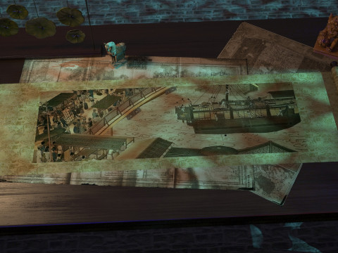 Ancient painting 3D Model