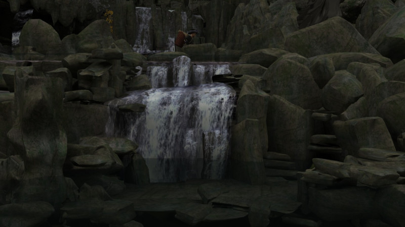 Mountain stream 3D Модель .c4d .max .obj .3ds .fbx .stl .blend 