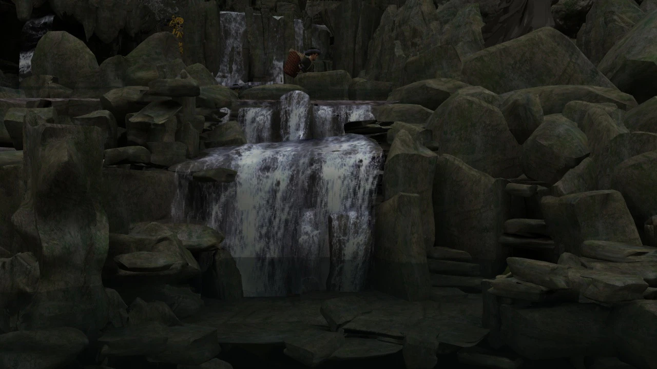 Mountain stream 3D Model .c4d .max .obj .3ds .fbx .stl .blend