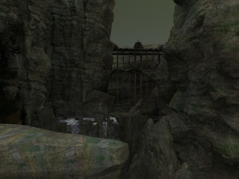 Mountain stream 3D Модель