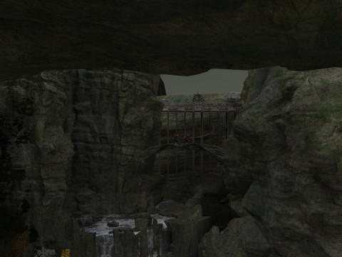 Mountain stream 3D Модель
