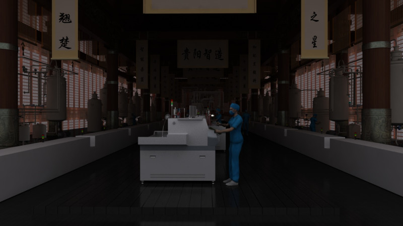 Pharmaceutical workshop Modello 3D .c4d .max .obj .3ds .fbx .stl .blend 