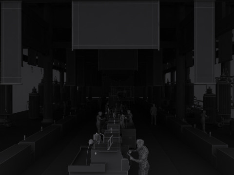 Pharmaceutical workshop Modello 3D