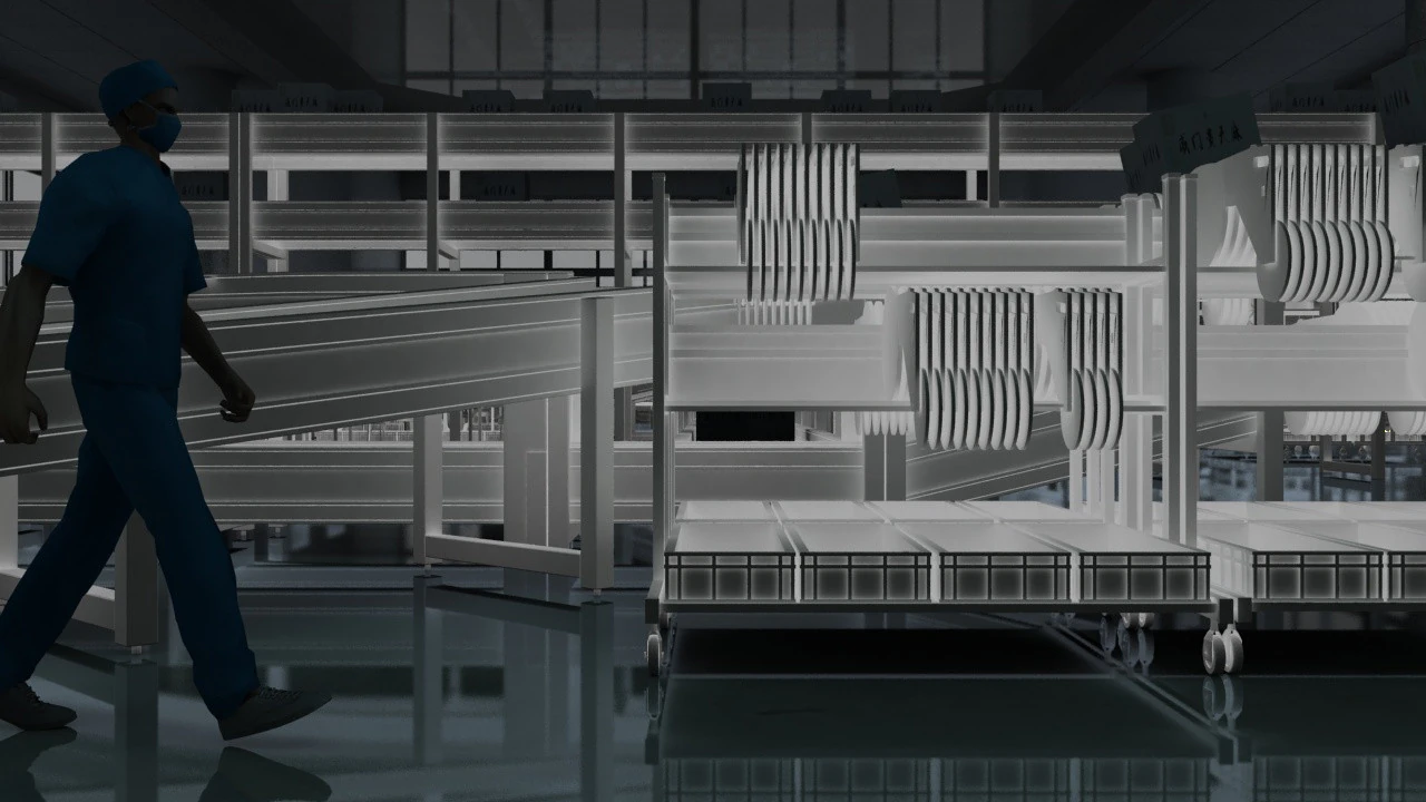 Pharmaceutical workshop 3D Model .c4d .max .obj .3ds .fbx .stl .blend 