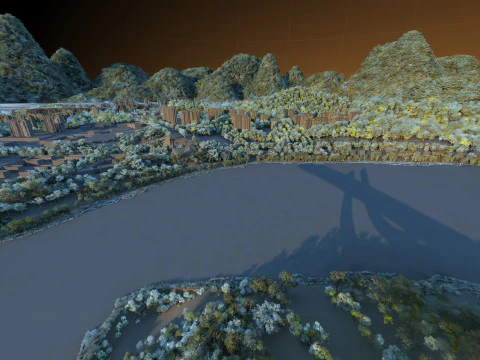 Urban architecture 3D Model