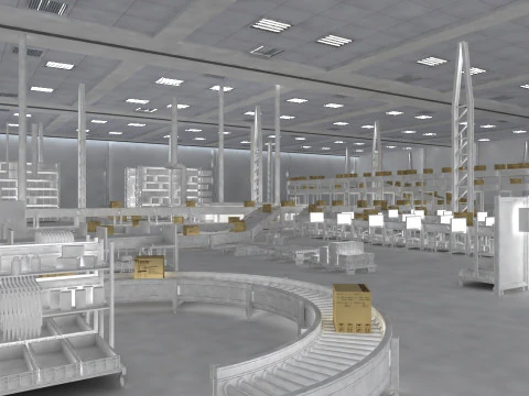 ベーリングショップ 3Dモデル