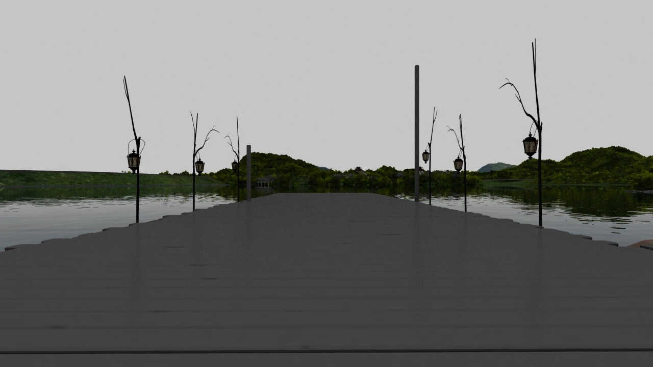 Lakeside 3D Model .c4d .max .obj .3ds .fbx .stl .blend