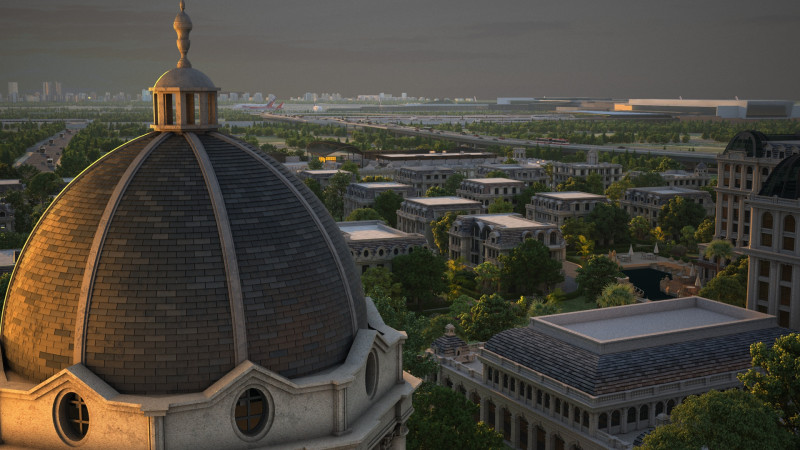 Urban architecture 3D 模型 .c4d .max .obj .3ds .fbx .stl .blend 
