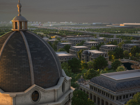 Urban architecture 3D Model
