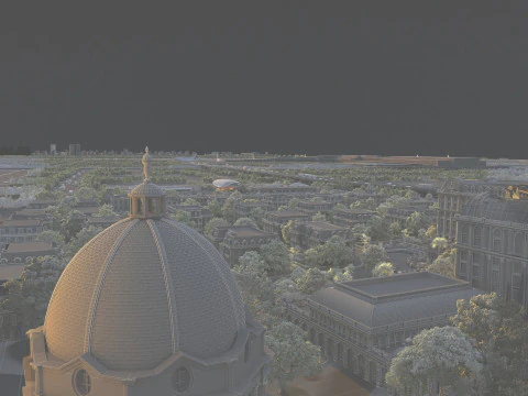 Urban architecture 3D Model