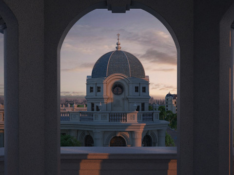 Urban architecture 3D Model