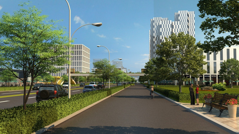 Urban architecture 3D 模型 .c4d .max .obj .3ds .fbx .stl .blend 