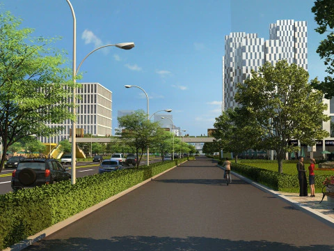 Kentsel mimari 3D Model