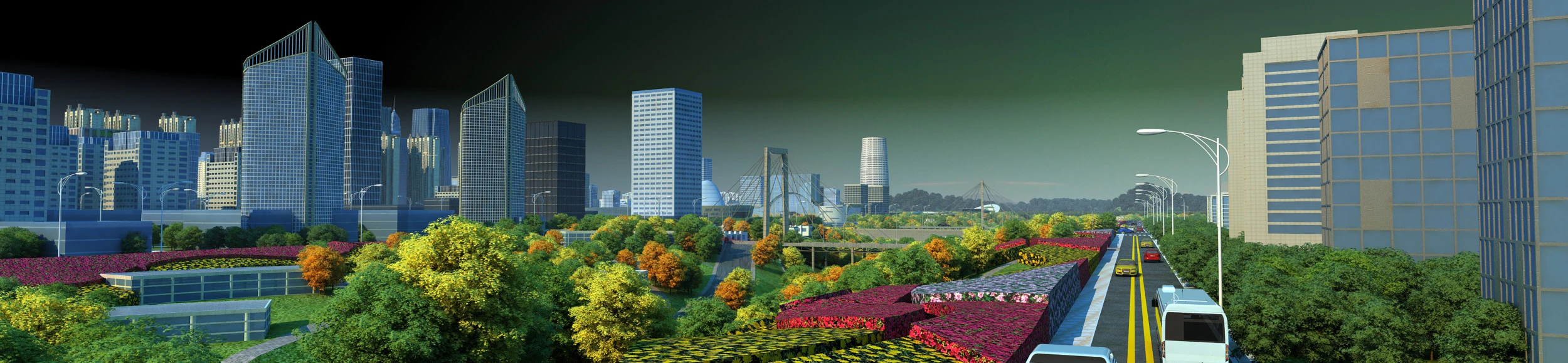 Urban architecture 3D Model .c4d .max .obj .3ds .fbx .stl .blend 