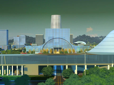 Urban architecture 3D Model
