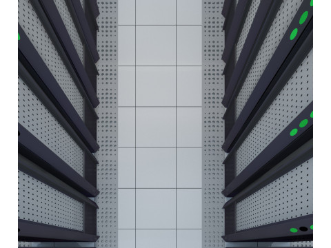 Monitoring room 3D Model