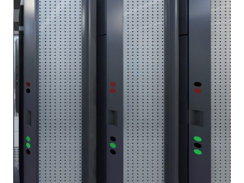 Monitoring room 3D Model
