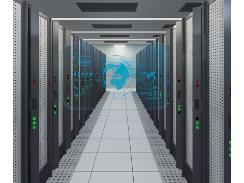 Monitoring room 3D Model