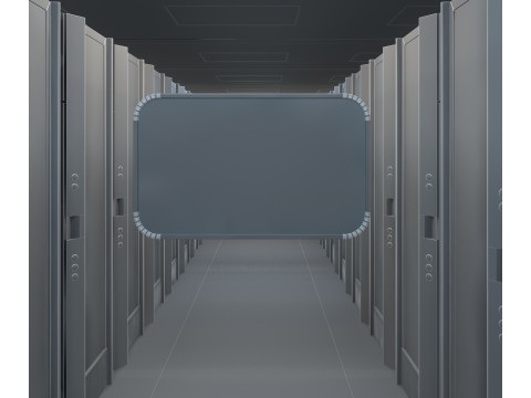Monitoring room 3D Model