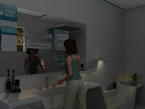 Washroom 3D 模型