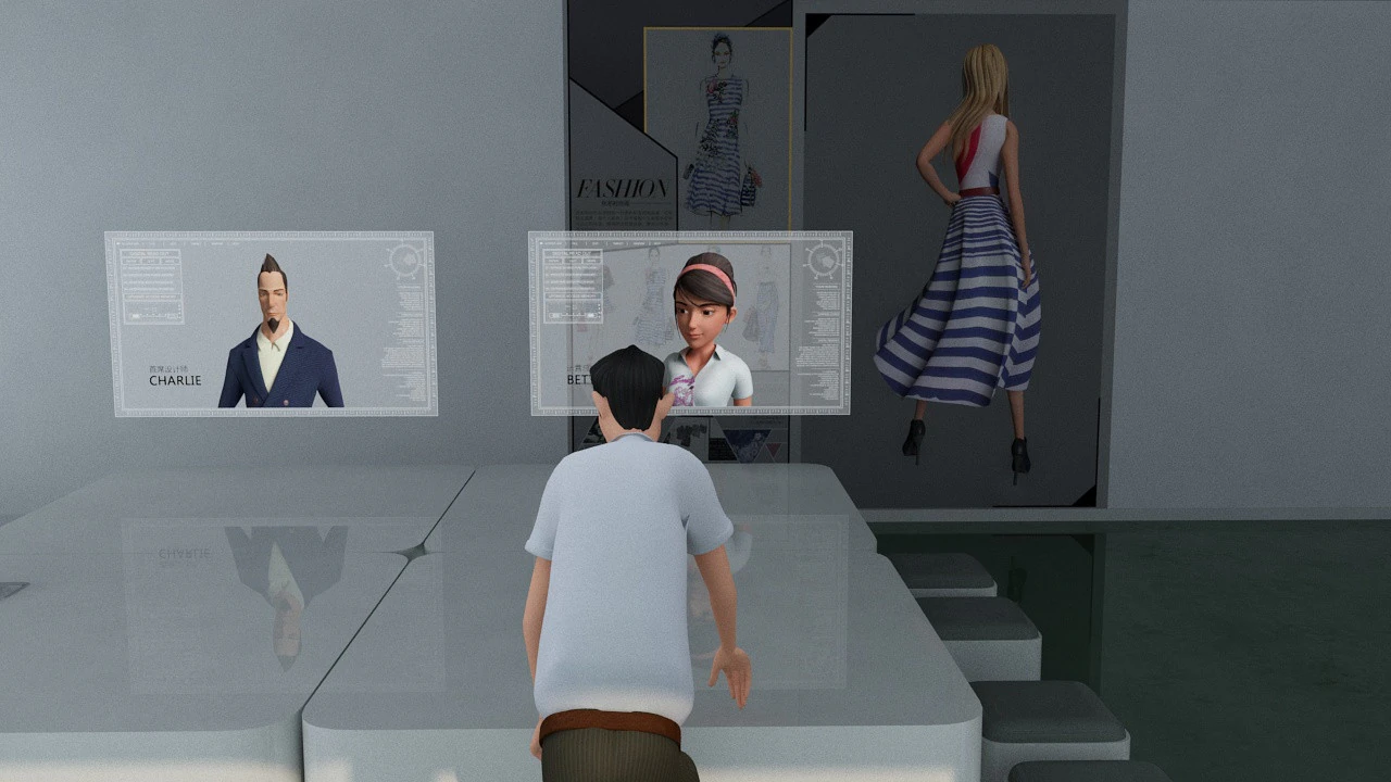 Conference room 3D Model .c4d .max .obj .3ds .fbx .stl .blend 