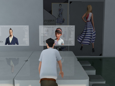 Conference room 3D Model
