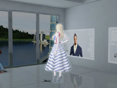Conference room 3D Model