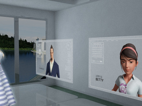 Conference room 3D Модель