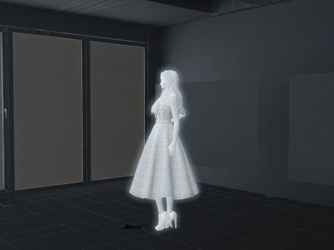 Conference room 3D Model