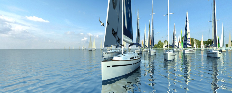 Sailing team Modelo 3D .c4d .max .obj .3ds .fbx .stl .blend 