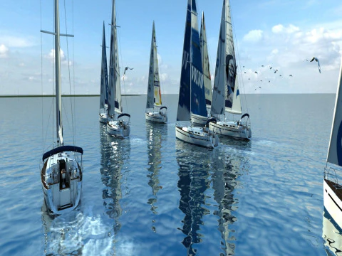 equipo de vela Modelo 3D