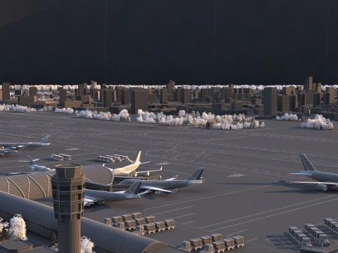 Aerodrome 3D Model