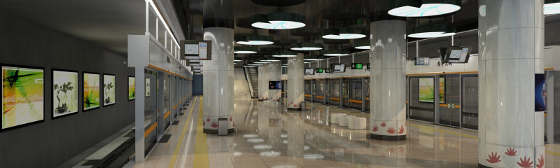 Subway 3D-Modell .c4d .max .obj .3ds .fbx .stl .blend 