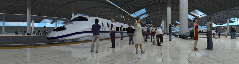 Subway Model 3D .c4d .max .obj .3ds .fbx .stl .blend 