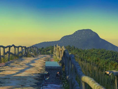 Mountain road 3D Model