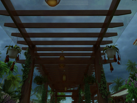 Pergola 3D Model