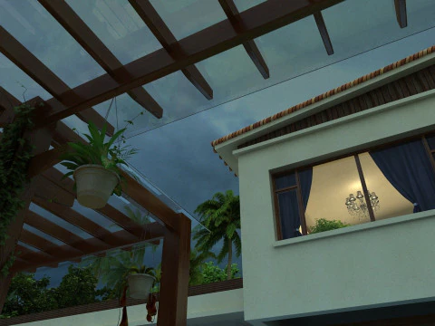 Pergola 3D Model