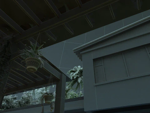 Pergola 3D Model