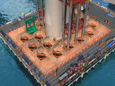 Build a bridge 3D Model
