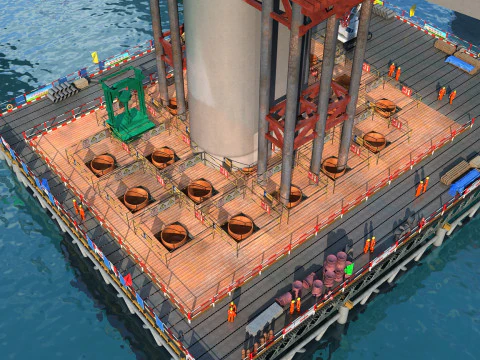 Build a bridge 3D Model