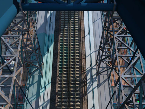 Build a bridge 3D Model