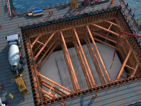Build a bridge 3D Model